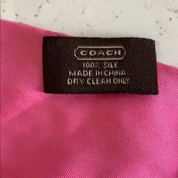 Coach Silk hair tie - Picture 2 of 4